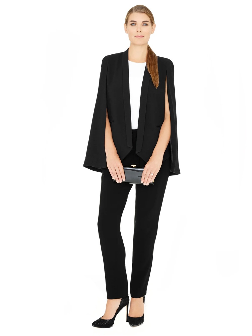 Project Gravitas NY Black Cape Blazer Jacket - Size M